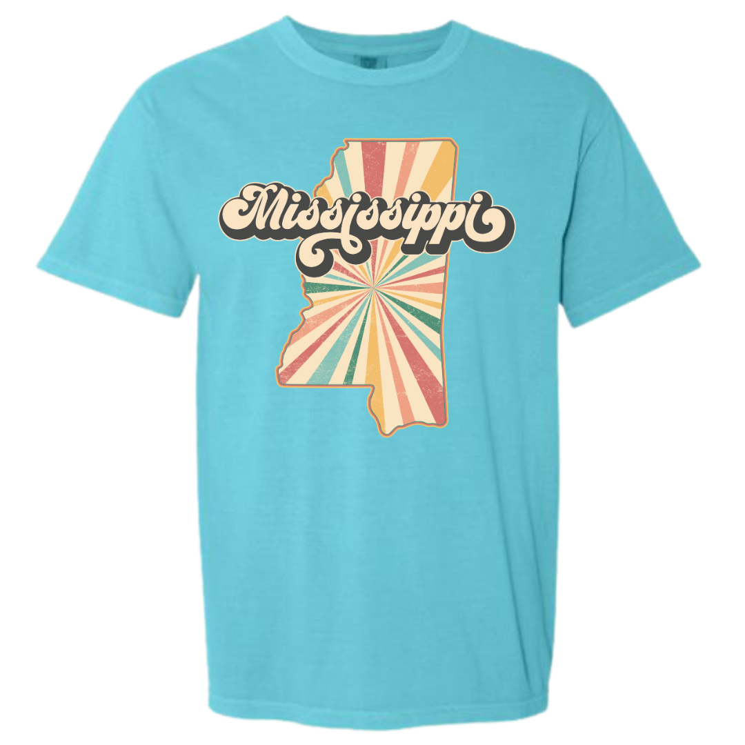 Retro State Mississippi Tee