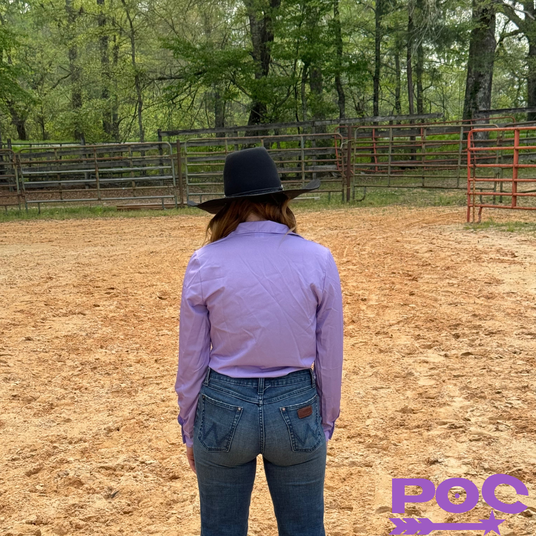 Lilac Rodeo Shirt