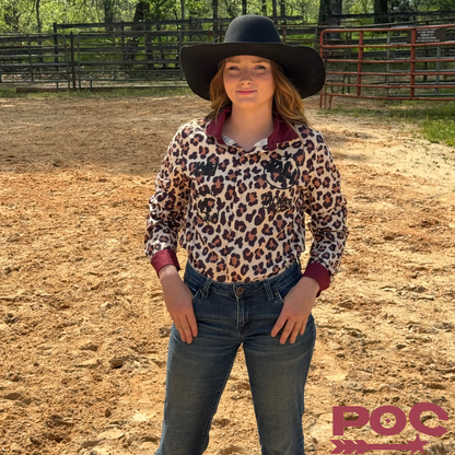 Wild Leopard Rodeo Shirt