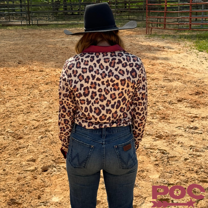 Wild Leopard Rodeo Shirt