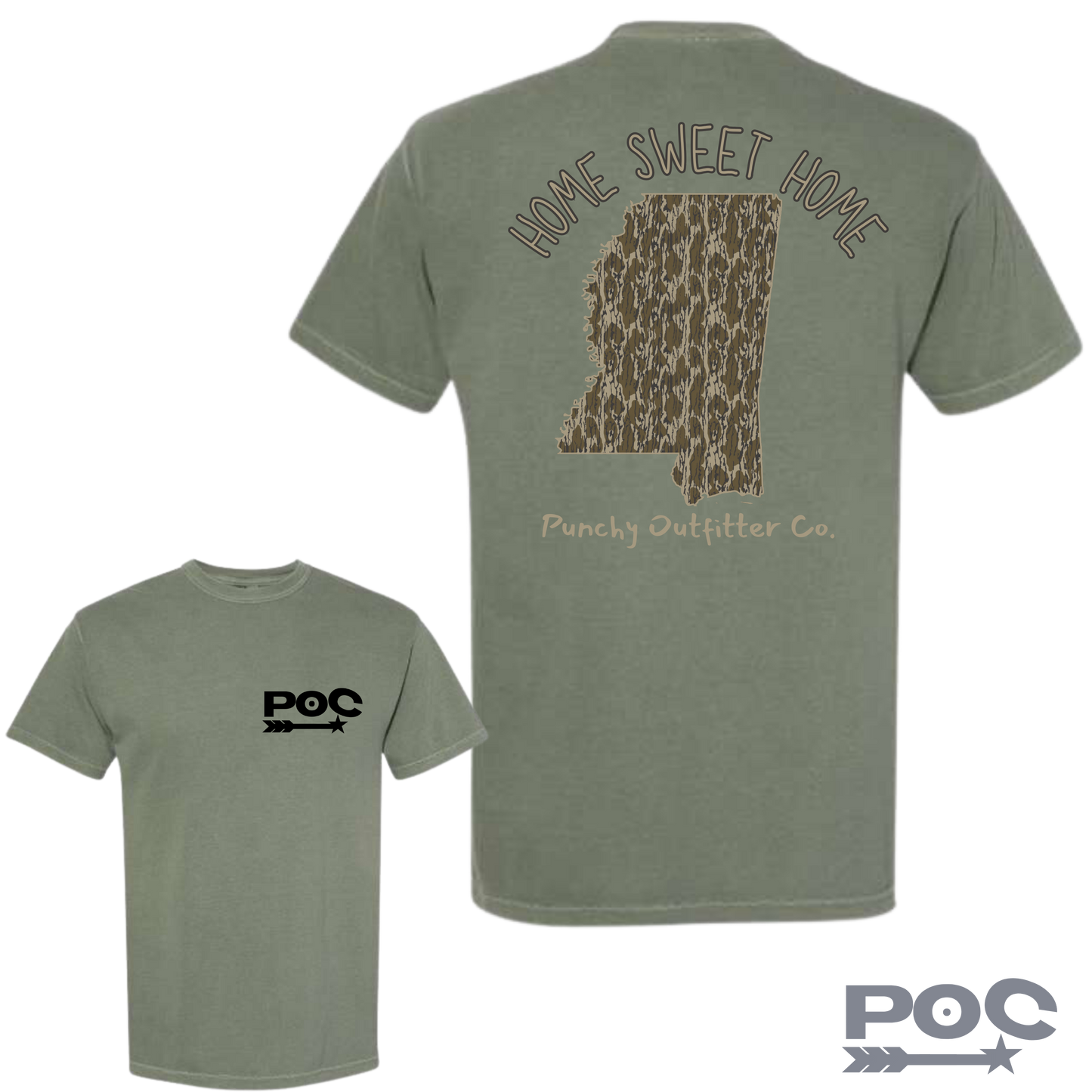 Home Sweet Home (Mississippi) Bottomland T-Shirt