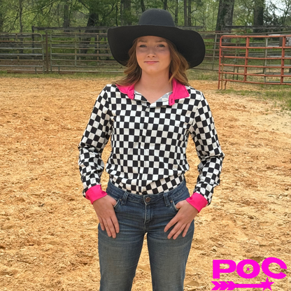 Barbie Check Mate Rodeo Shirt