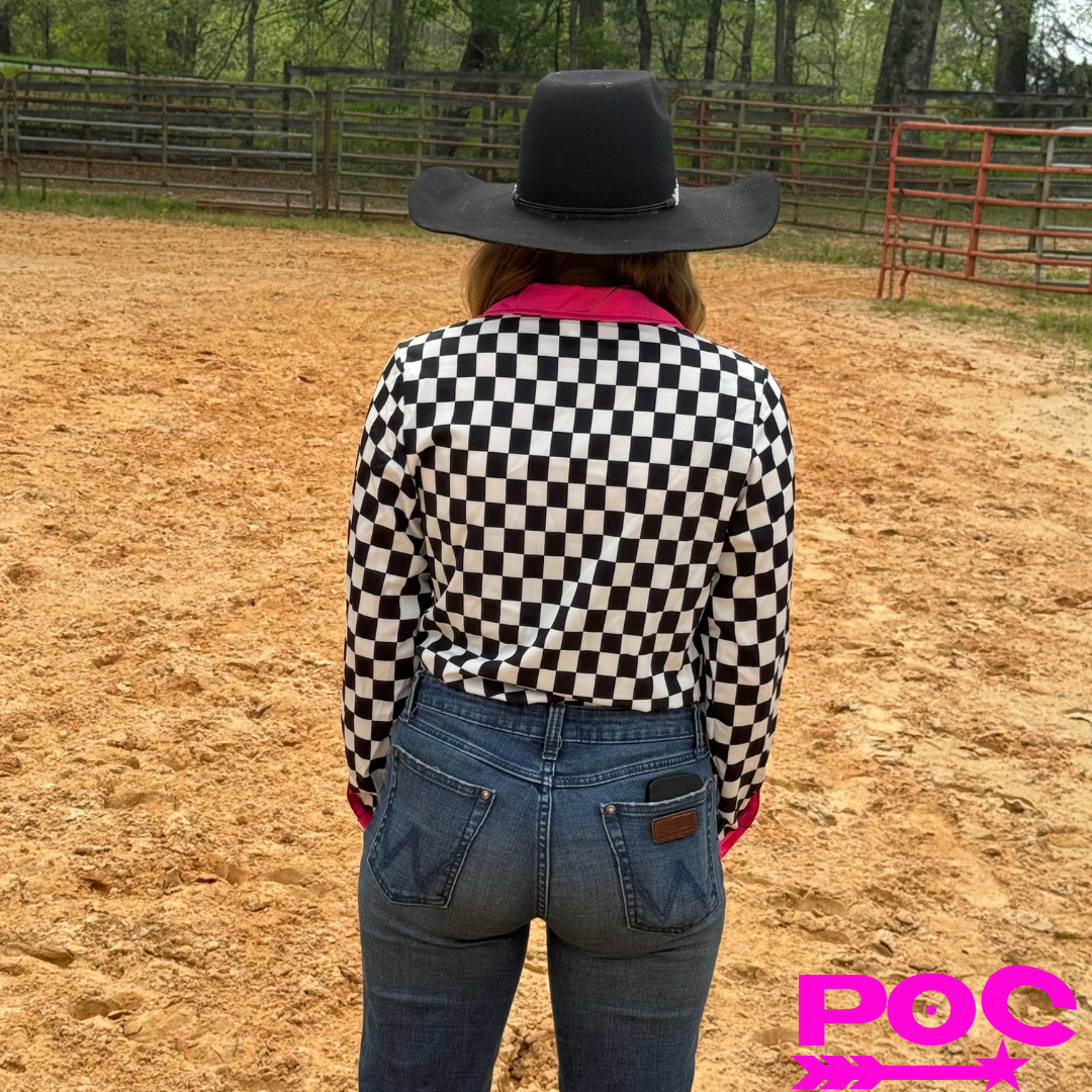 Barbie Check Mate Rodeo Shirt