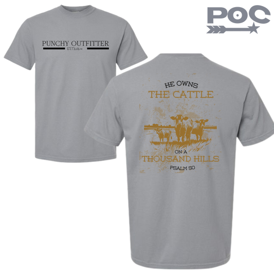 Psalm 50 "CATTLE COME HOME" Tee