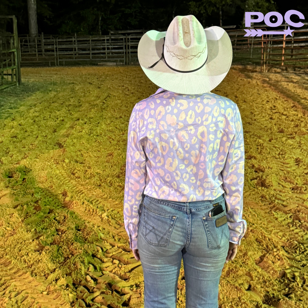 Lilac Fierce Rodeo Shirt